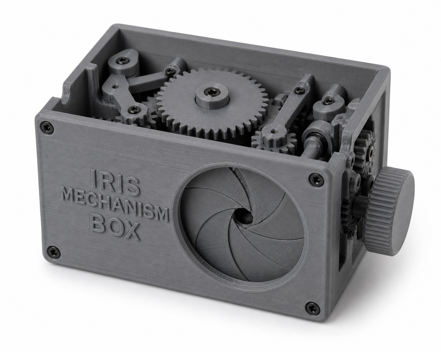 IRIS MECHANISM BOX - 3D Printing Creative Design Inspiration