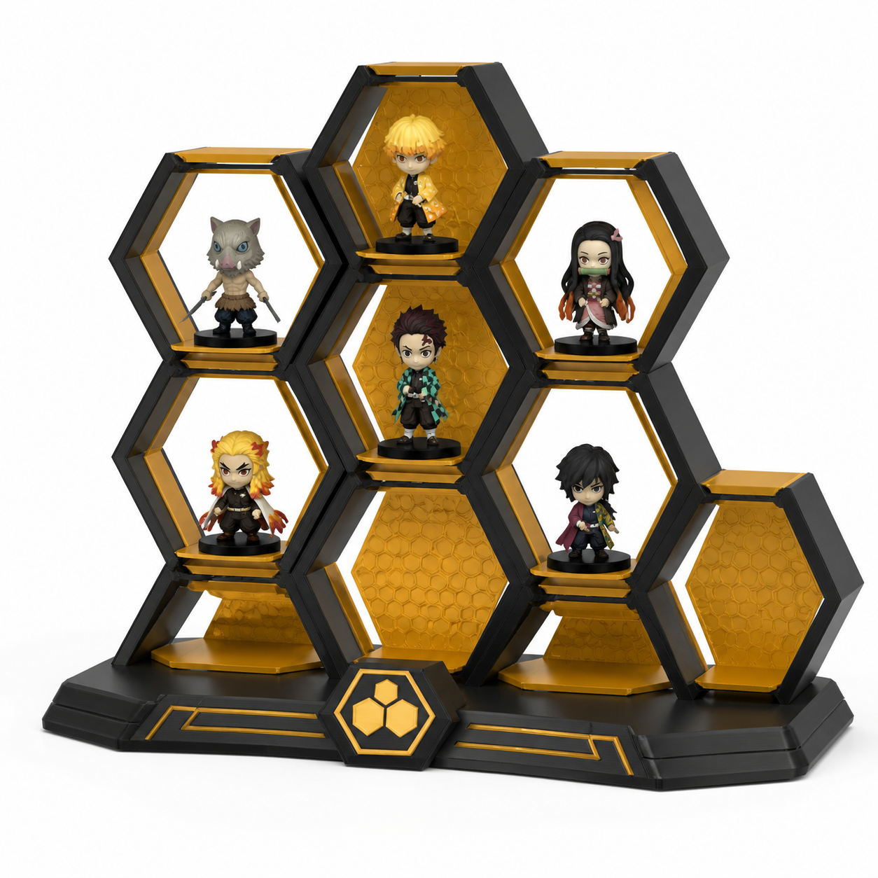 蜂窝展示架(无需支撑)Honeycomb แรงบันดาลใจการออกแบบสร้างสรรค์พิมพ์ 3D