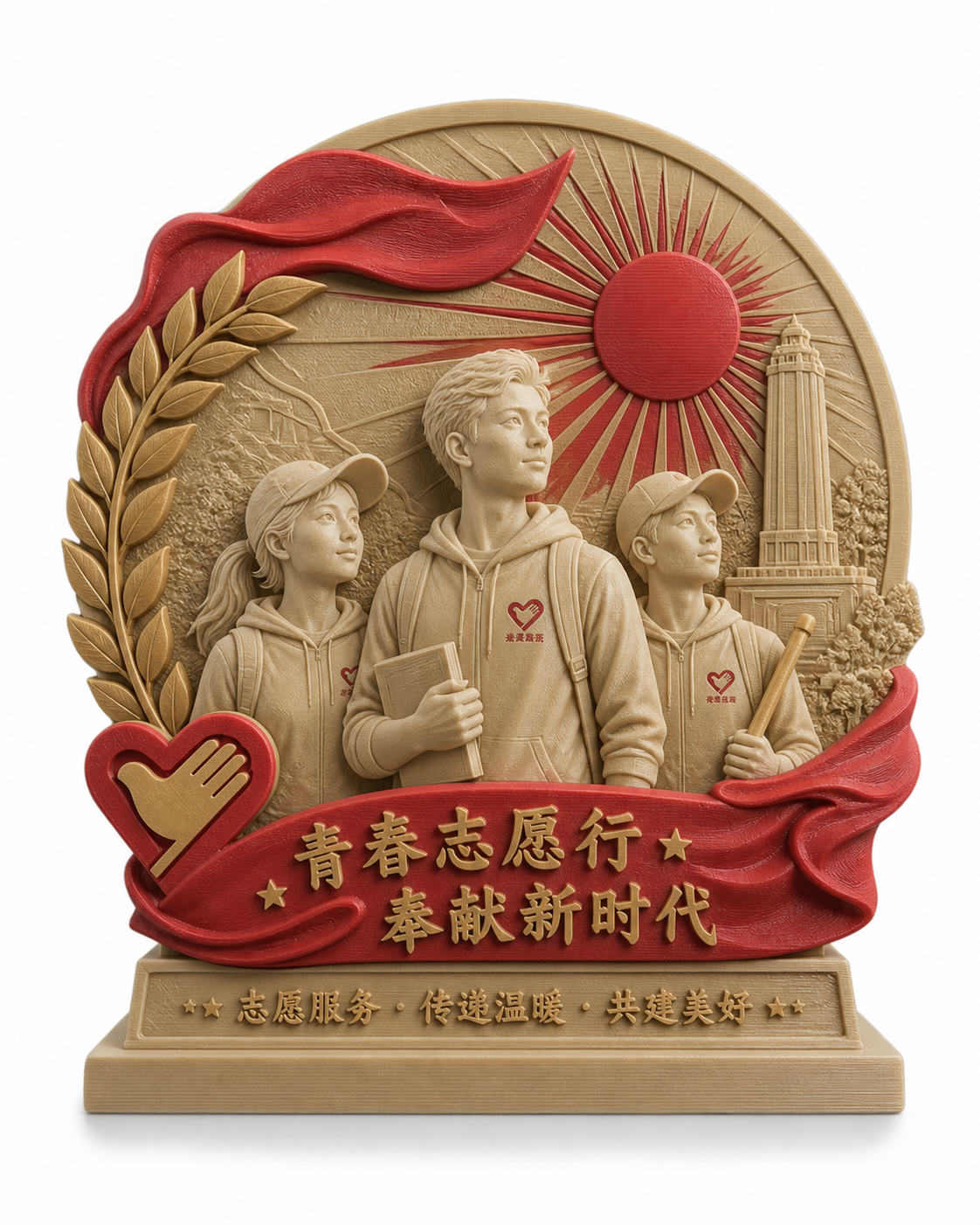 中山市技师学院-林静欣-百年征程 Ispirazione di design creativo stampa 3D