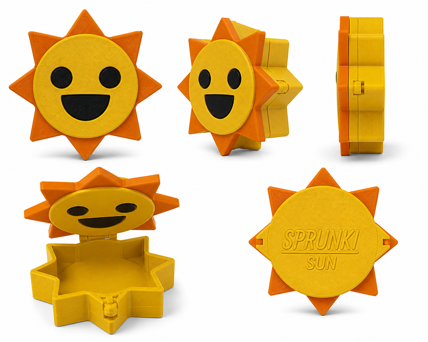 节奏盒子Sprunki 太阳公公 Mr. Вдохновение креативного дизайна 3D-печати