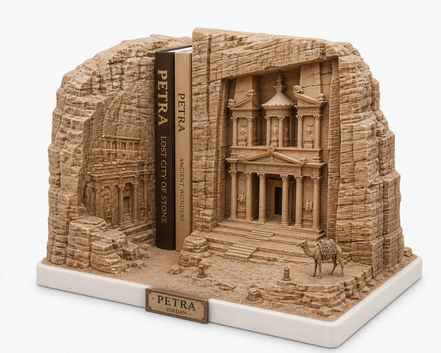 Petra Book Holder Inspirasi desain kreatif cetak 3D