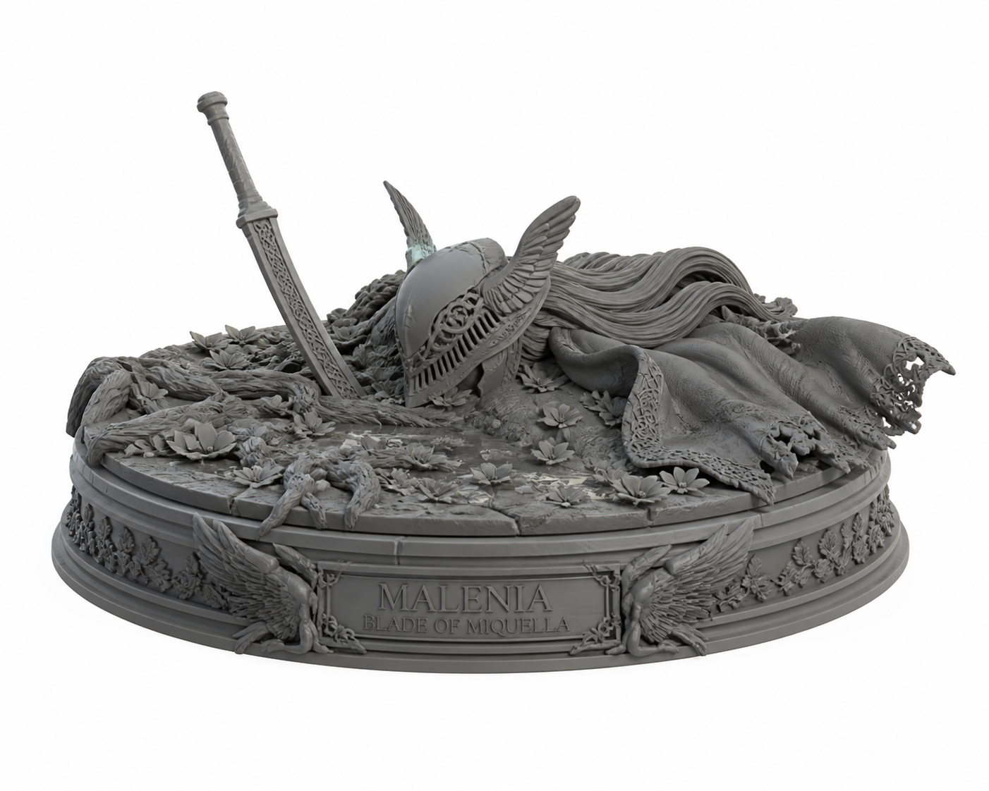 女武神Malenia 斩杀褪色者 Inspirasi desain kreatif cetak 3D