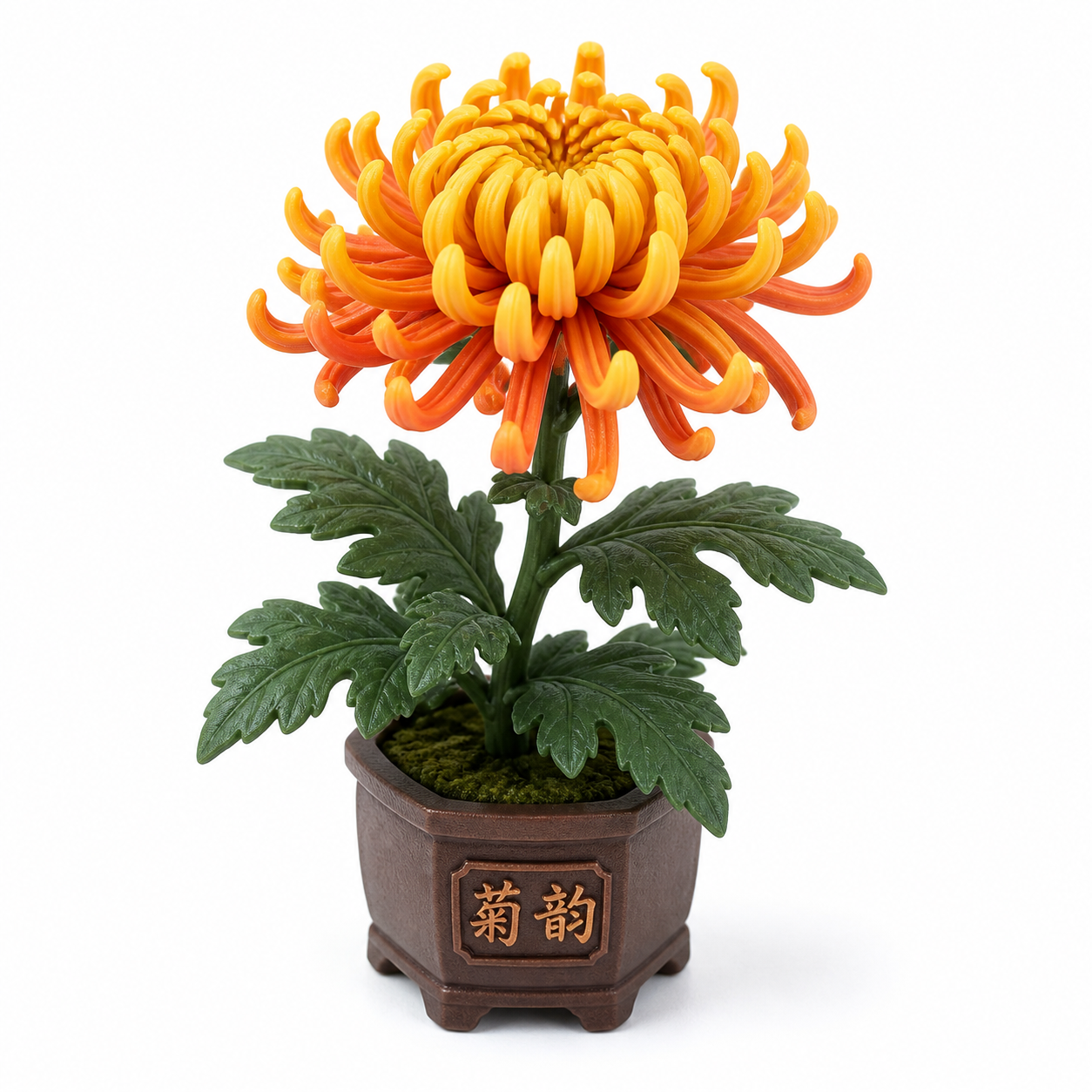Simulated chrysanthe 3D प्रिंटिंग रचनात्मक डिज़ाइन प्रेरणा