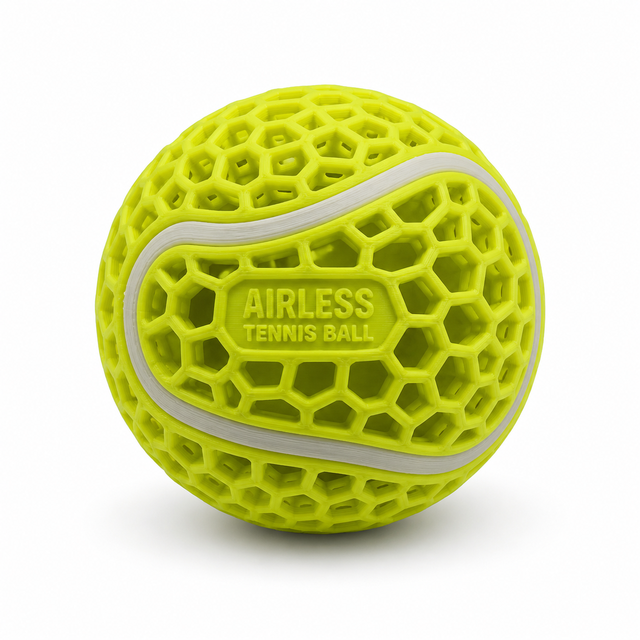AIRLESS TENNIS BALL 3D प्रिंटिंग रचनात्मक डिज़ाइन प्रेरणा