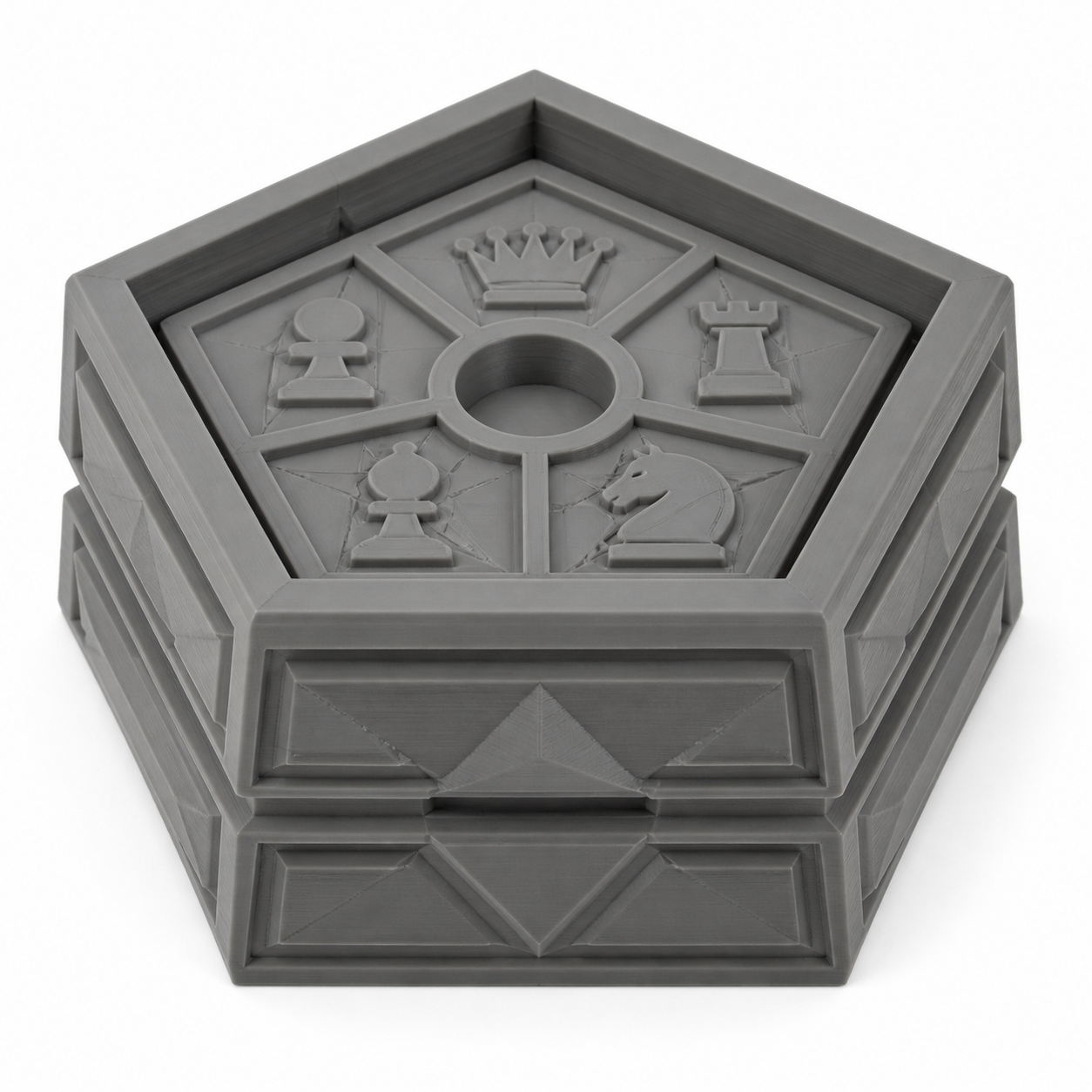 Chess Pentagon Pie s Вдохновение креативного дизайна 3D-печати