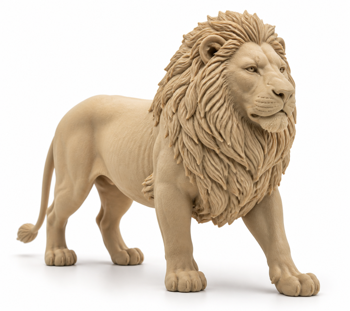 Lion Sculpture with  3D-print creatieve ontwerp inspiratie