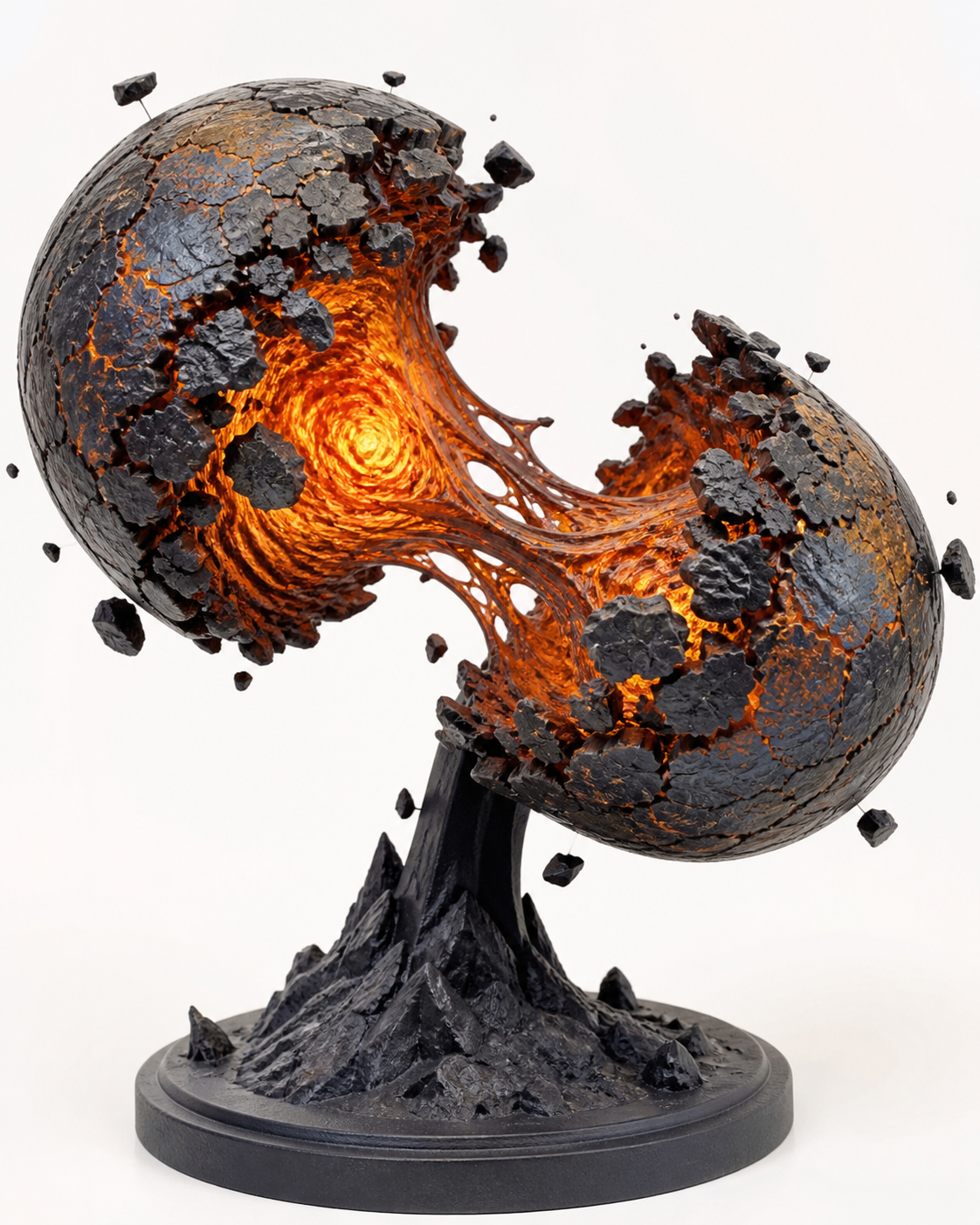 星球系列之五《撕裂的星球》 Inspirasi desain kreatif cetak 3D