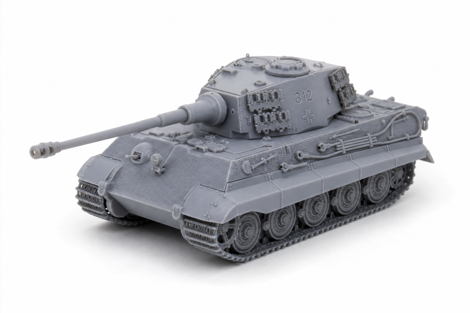 Panzer VI Tiger II - แรงบันดาลใจการออกแบบสร้างสรรค์พิมพ์ 3D