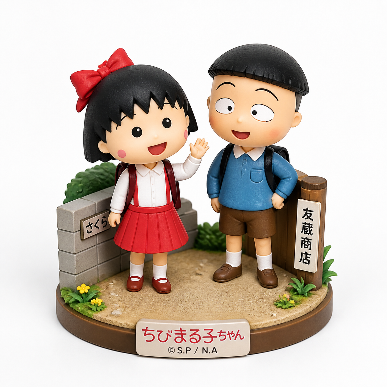 小丸子/花轮同学 إلهام التصميم الإبداعي للطباعة ثلاثية الأبعاد
