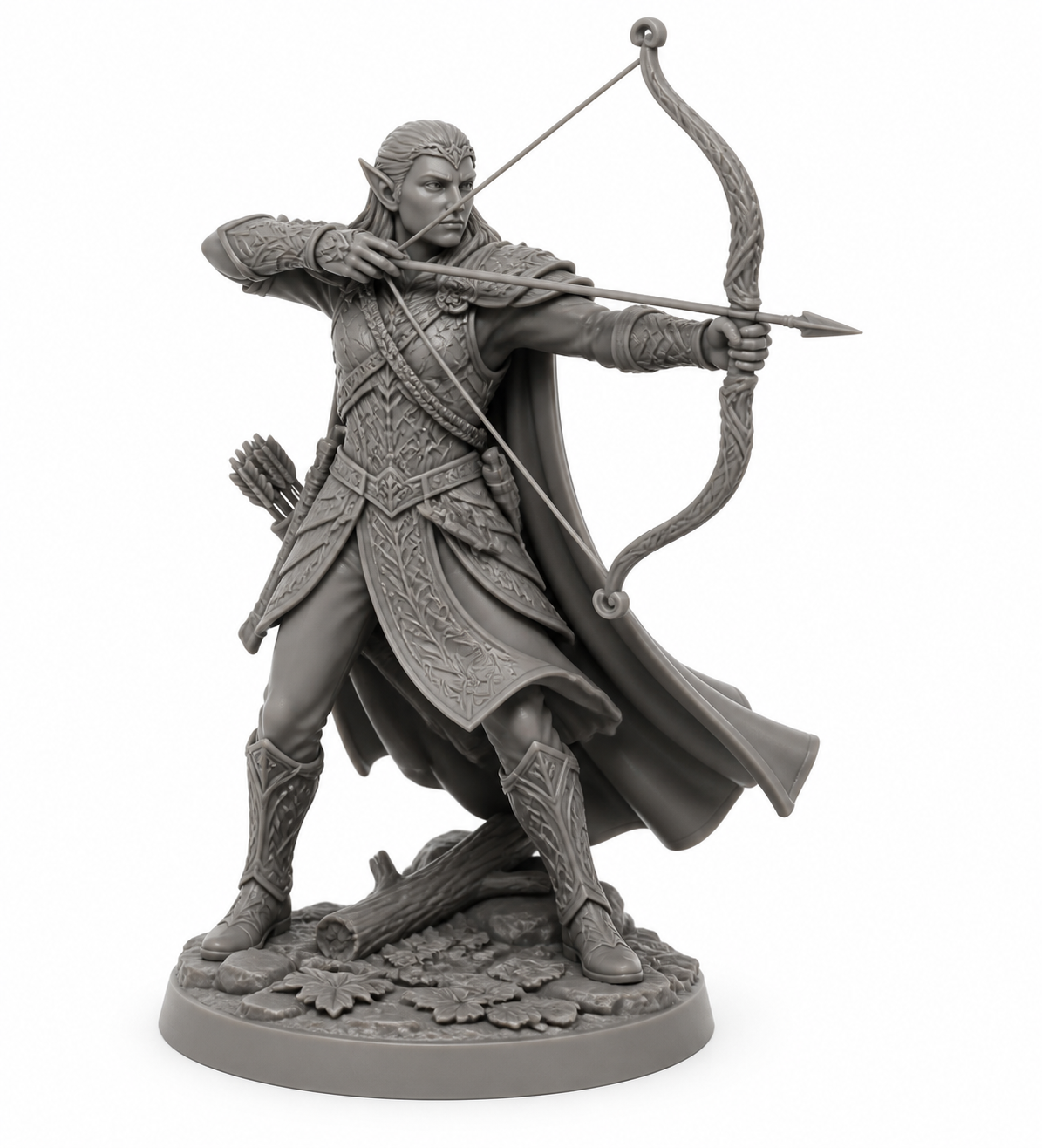 Elven Archer إلهام التصميم الإبداعي للطباعة ثلاثية الأبعاد