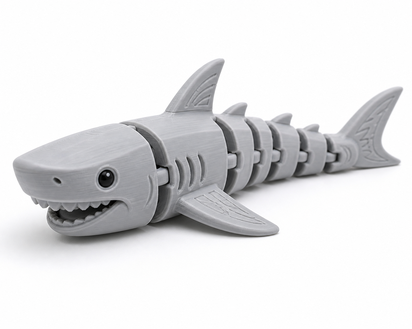 Playfull flexi shark 3D Printing Creative Design Inspiration