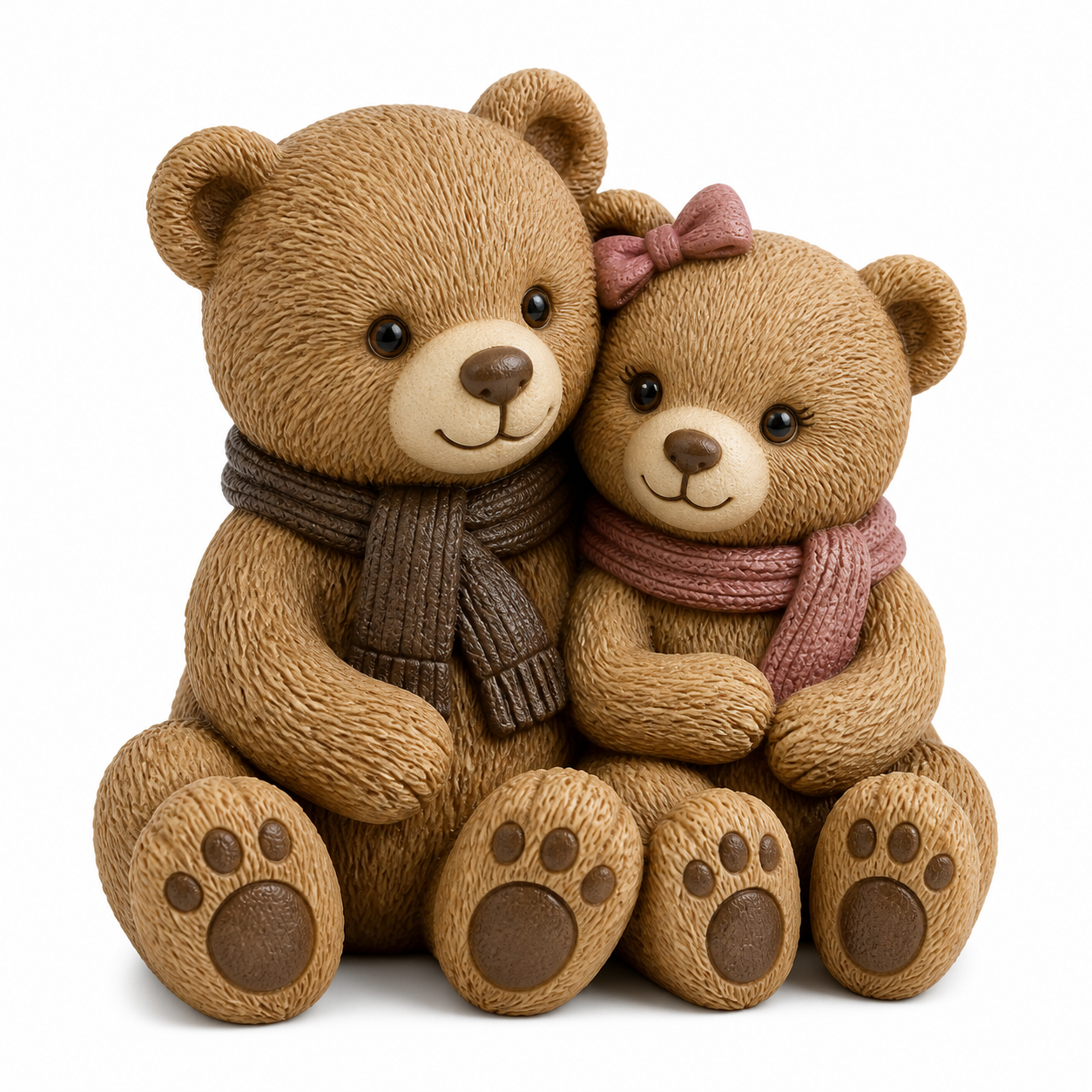 创意情侣熊系列-坐着的一二(Couple Bear3D打印创意设计灵感