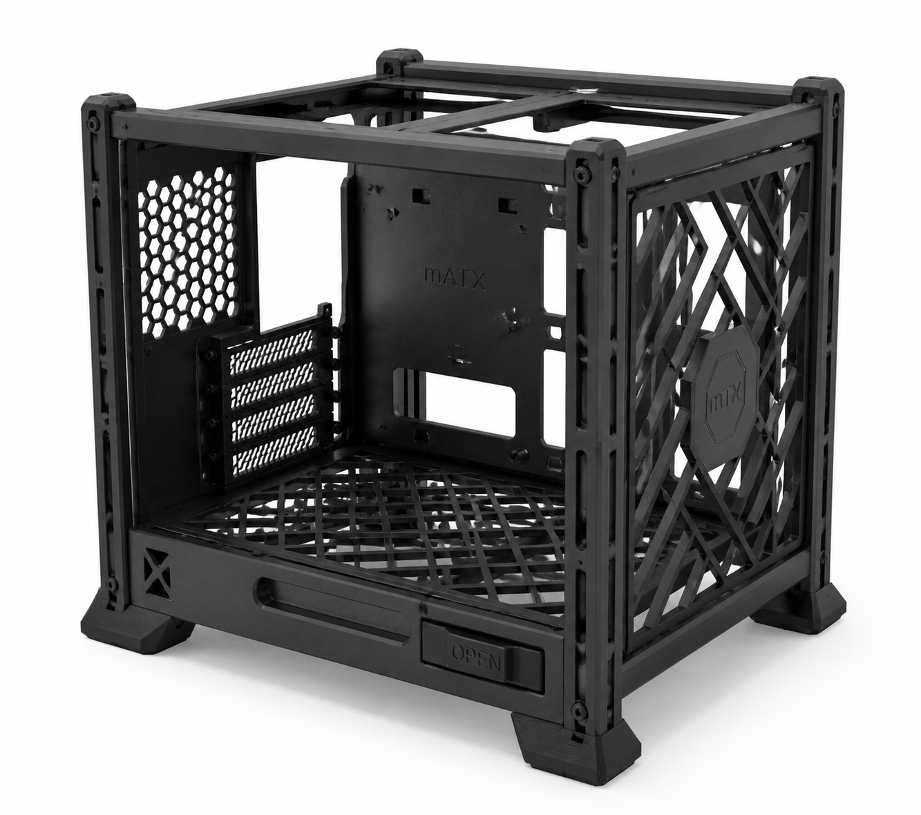 创意便携式MATX开放式机箱模型3D打印创意设计灵感