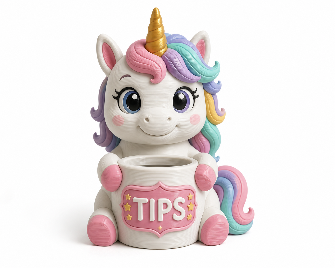 Cute Unicorn إلهام التصميم الإبداعي للطباعة ثلاثية الأبعاد