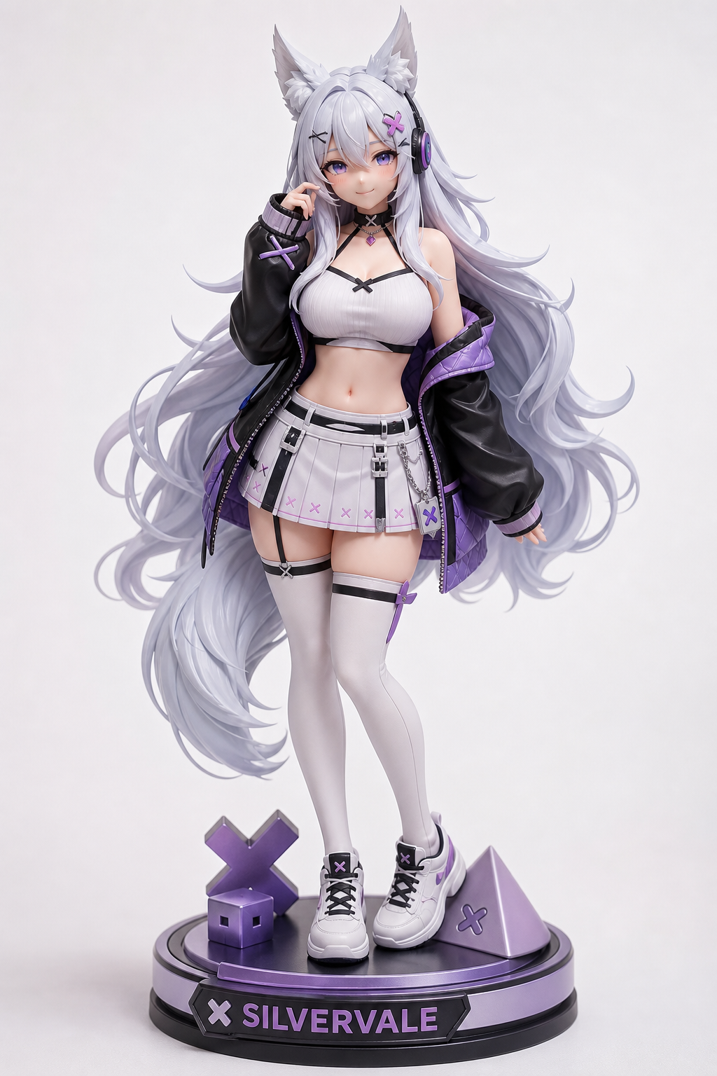 Vtuber虚拟UP主播樱花狼灵 3D प्रिंटिंग रचनात्मक डिज़ाइन प्रेरणा