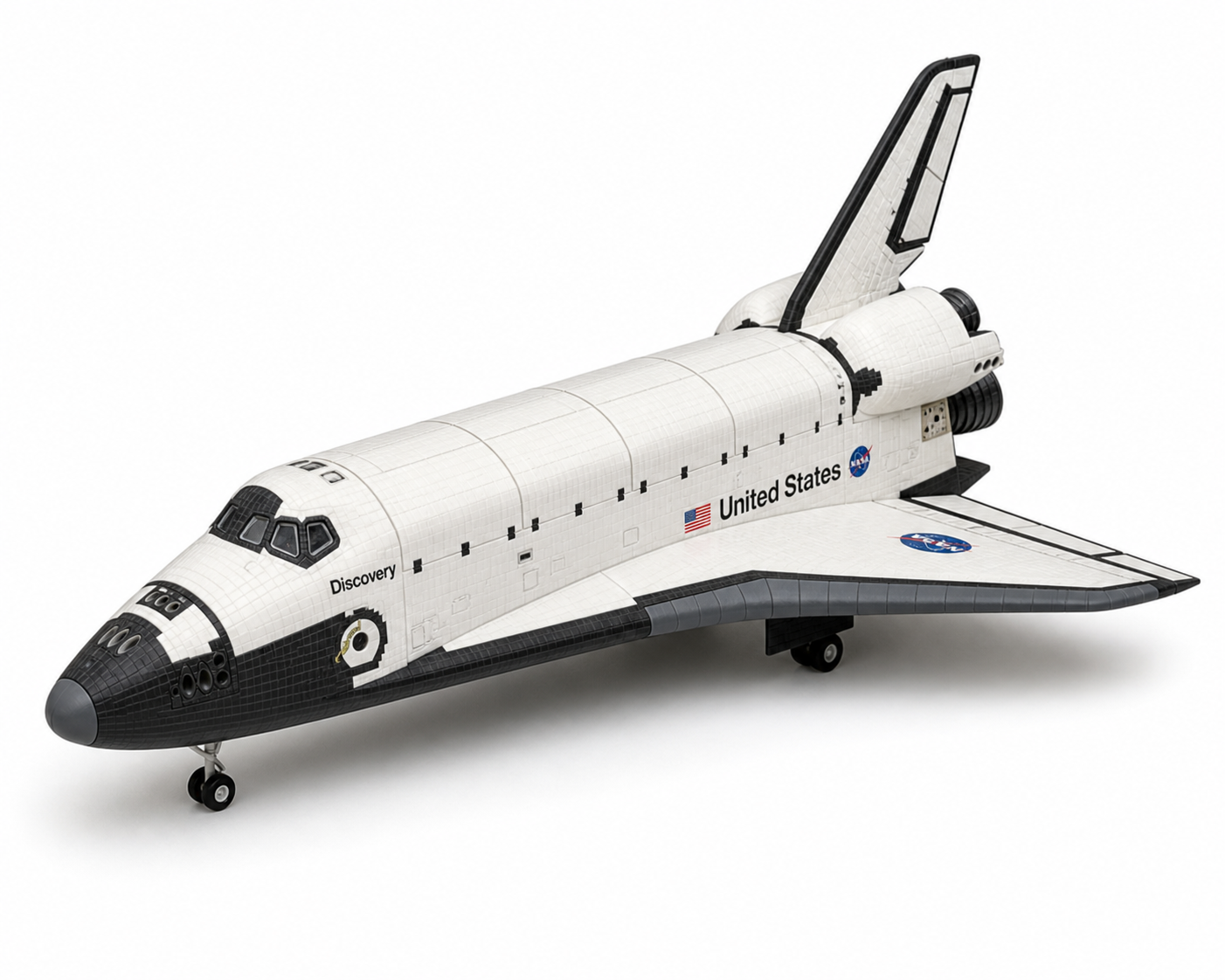 航天飞机(Space Shuttle)拼 3D Printing Creative Design Inspiration