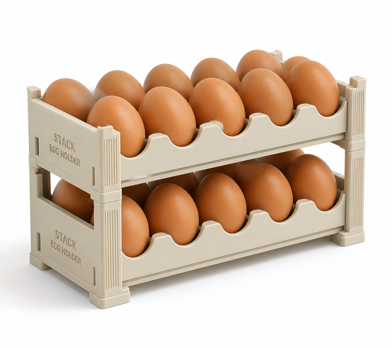 Stackable Egg Holder Inspiração de design criativo impressão 3D