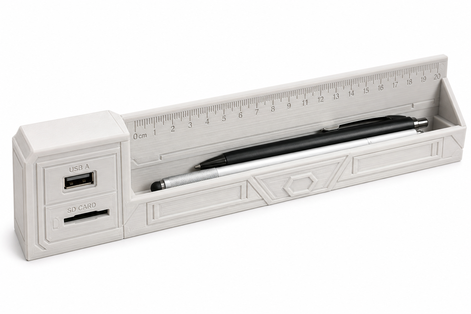 实用RULER AND PEN CASE模型3D打印创意设计灵感