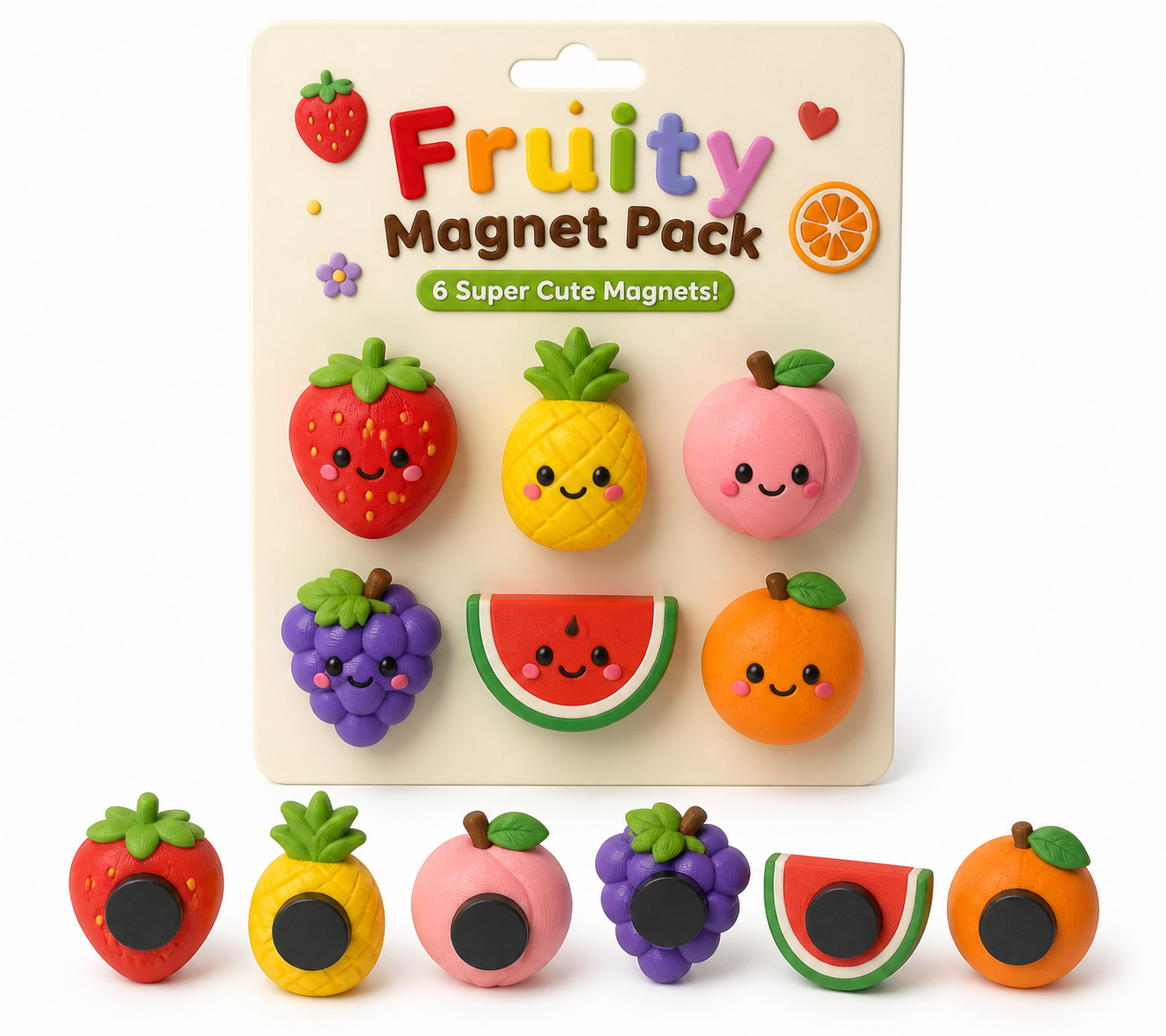 Fruity Magnet Pack Inspiration de design créatif impression 3D