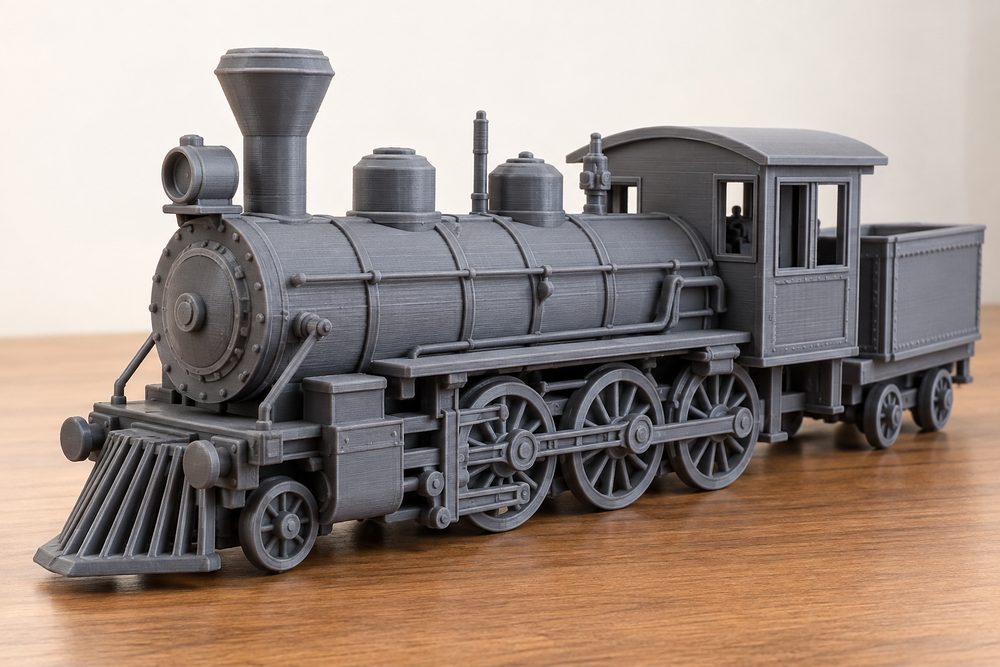 Old No Locomotive إلهام تصميم إبداعي للطباعة ثلاثية الأبعاد