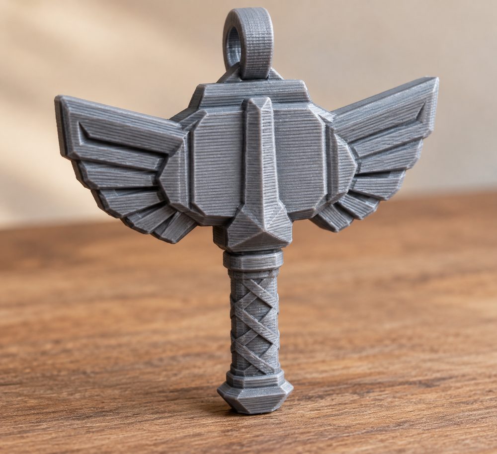 Stormlord Kord Pendant Critical Role Inspirasi reka bentuk kreatif untuk cetakan 3D