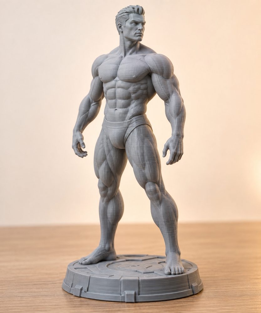 Sedition Series 01D Male Gene Forged Warrior Without Armor P แรงบันดาลใจการออกแบบสร้างสรรค์สำหรับการพิมพ์ 3D