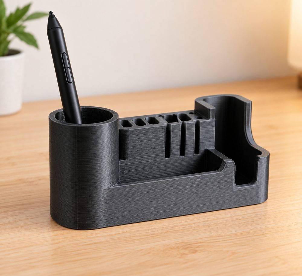 Pen Holder Wacom إلهام تصميم إبداعي للطباعة ثلاثية الأبعاد