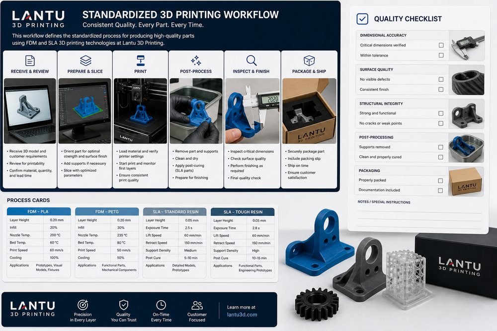 Dalla produzione basata sull’esperienza alla consegna standardizzata: guida alla costruzione di un sistema di standardizzazione per la stampa 3D