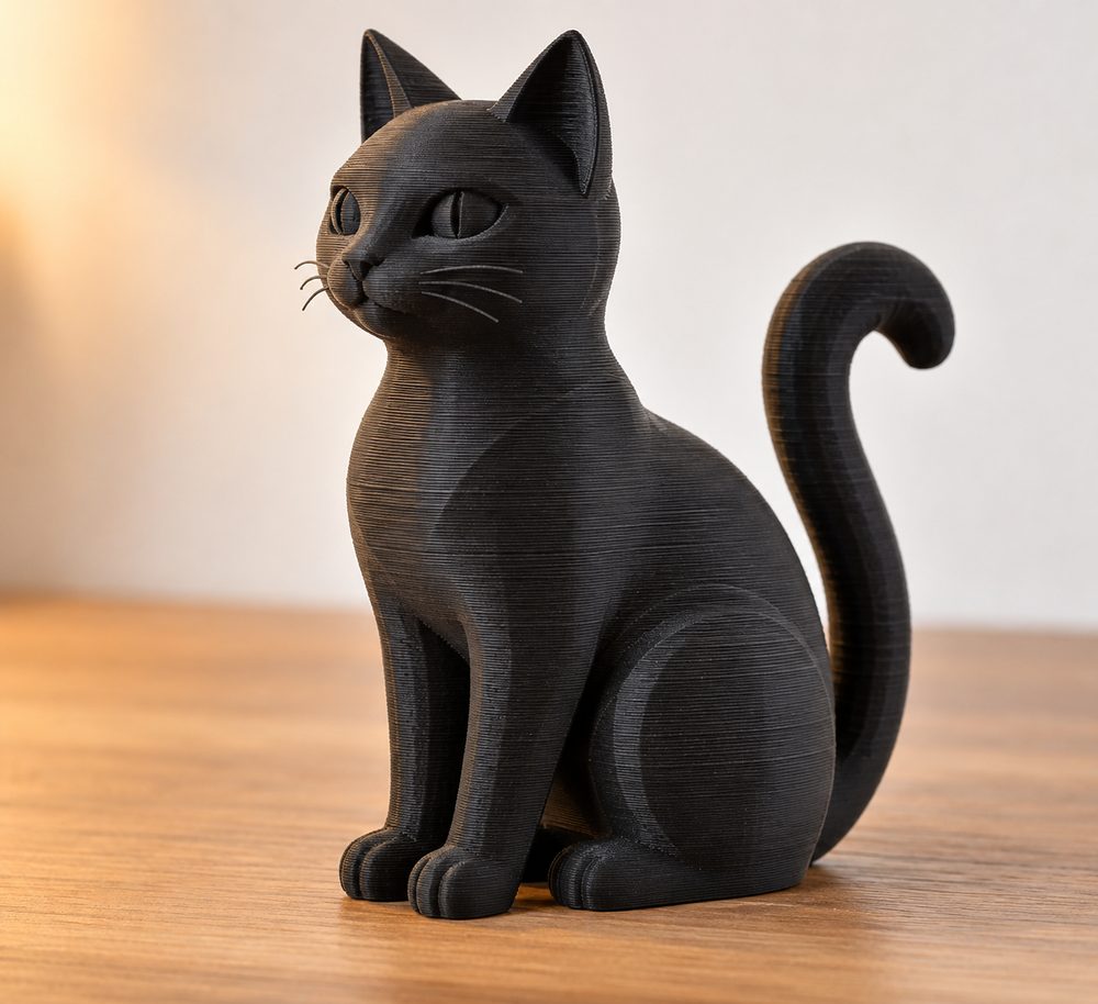 Q版小猫摆件肆 Inspirasi reka bentuk kreatif untuk cetakan 3D