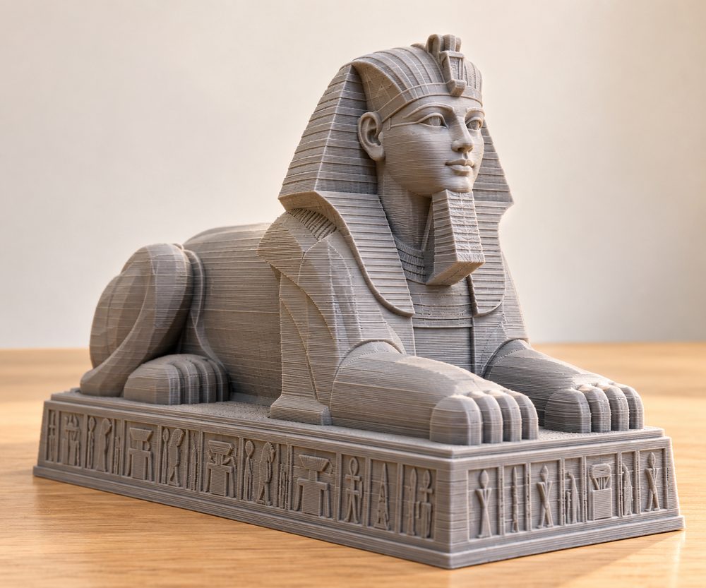 Statue Of A Sphinx 3D Printing Creative Design Inspiration