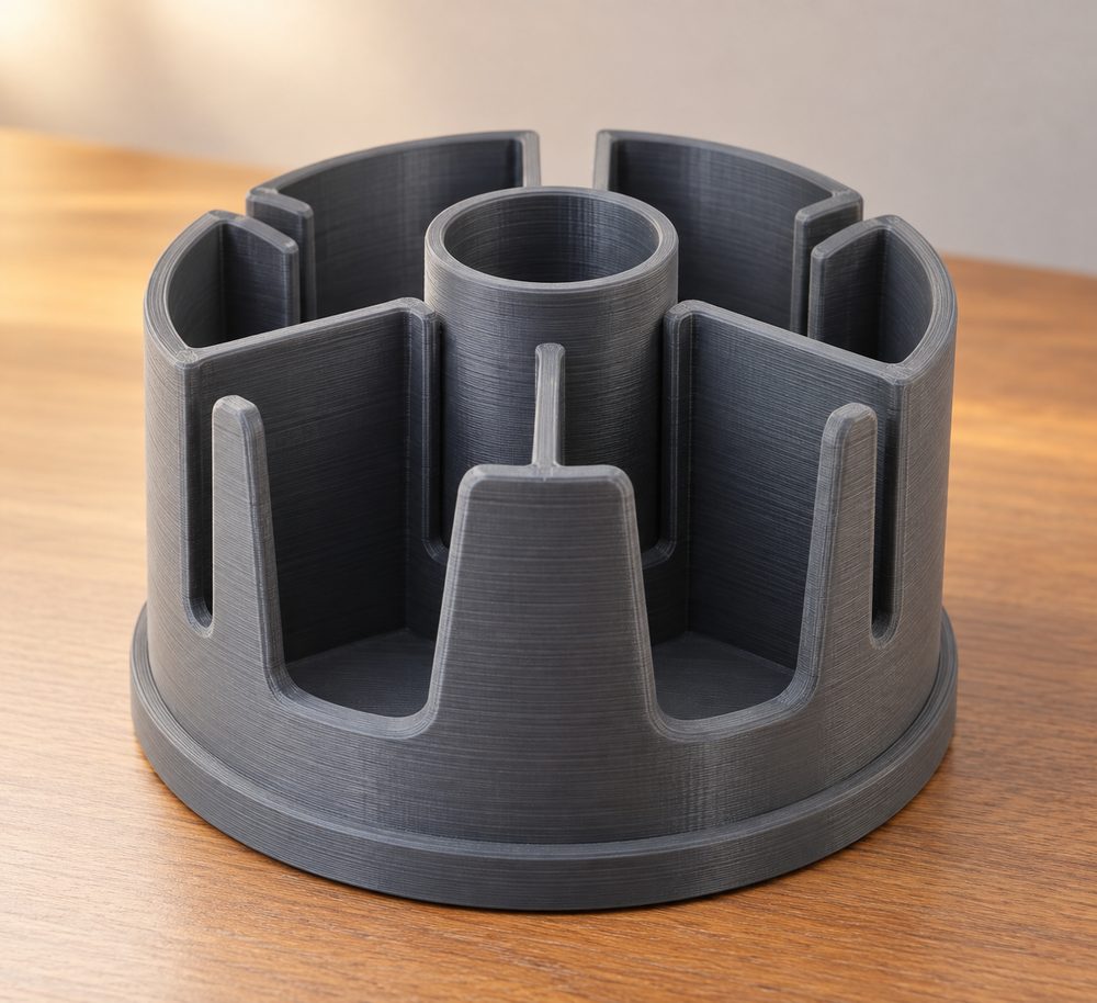 Rotonda Slot Slot Round Ispirazione di design creativo per stampa 3D
