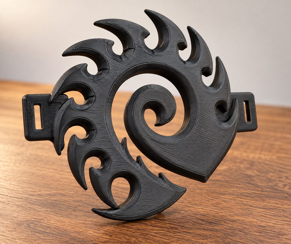 Zerg Tailgate Emblem For Dodge Trucks3D打印创意设计灵感