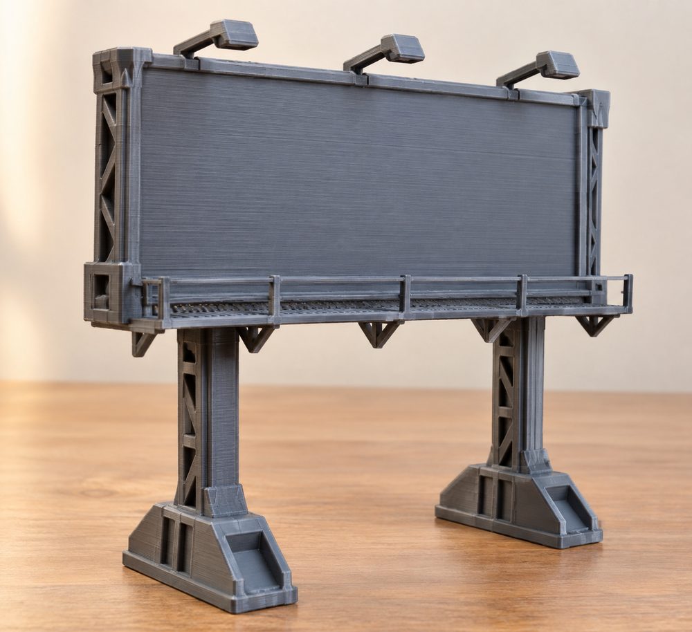 Flatline City Second Wave Freestanding Billboards3D打印创意设计灵感