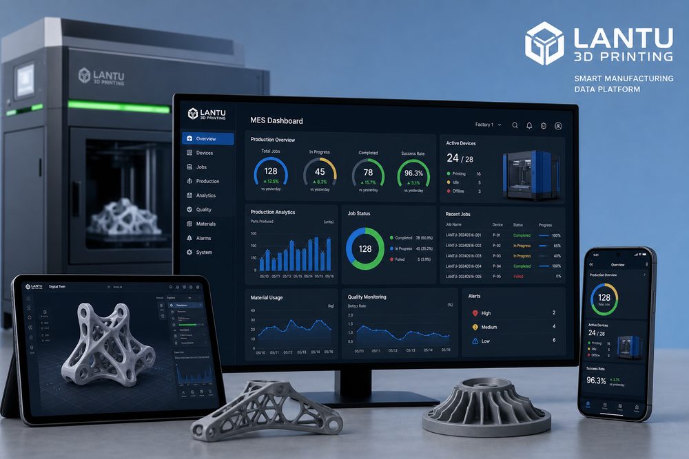 3D打印数字化转型与智能制造:从文件管理到数据驱动交付 | lantu3D Printing Italiano