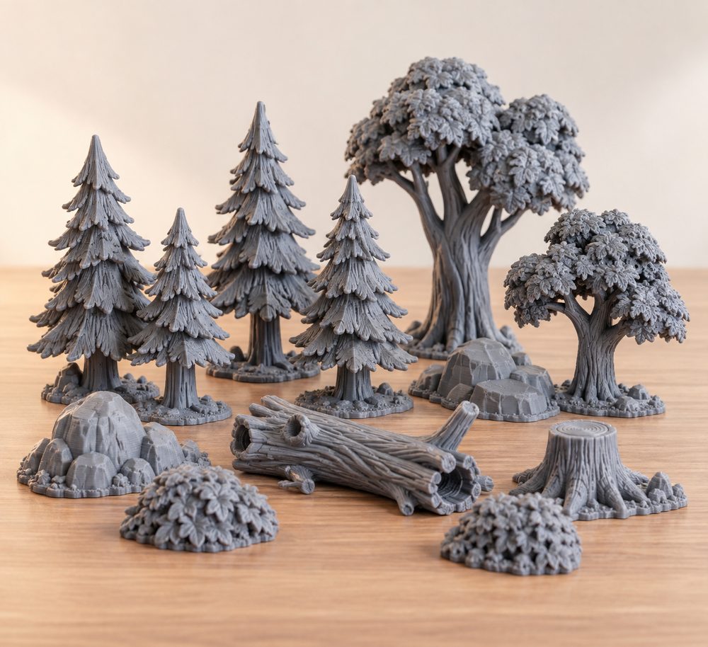 Openfoliage Forest Set 3D Printing Creative Design Inspiration