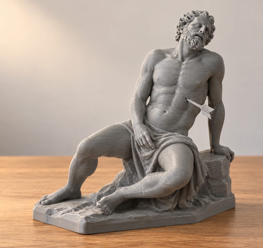 The Dying Slave Creatieve ontwerpinspiratie voor 3D-printen