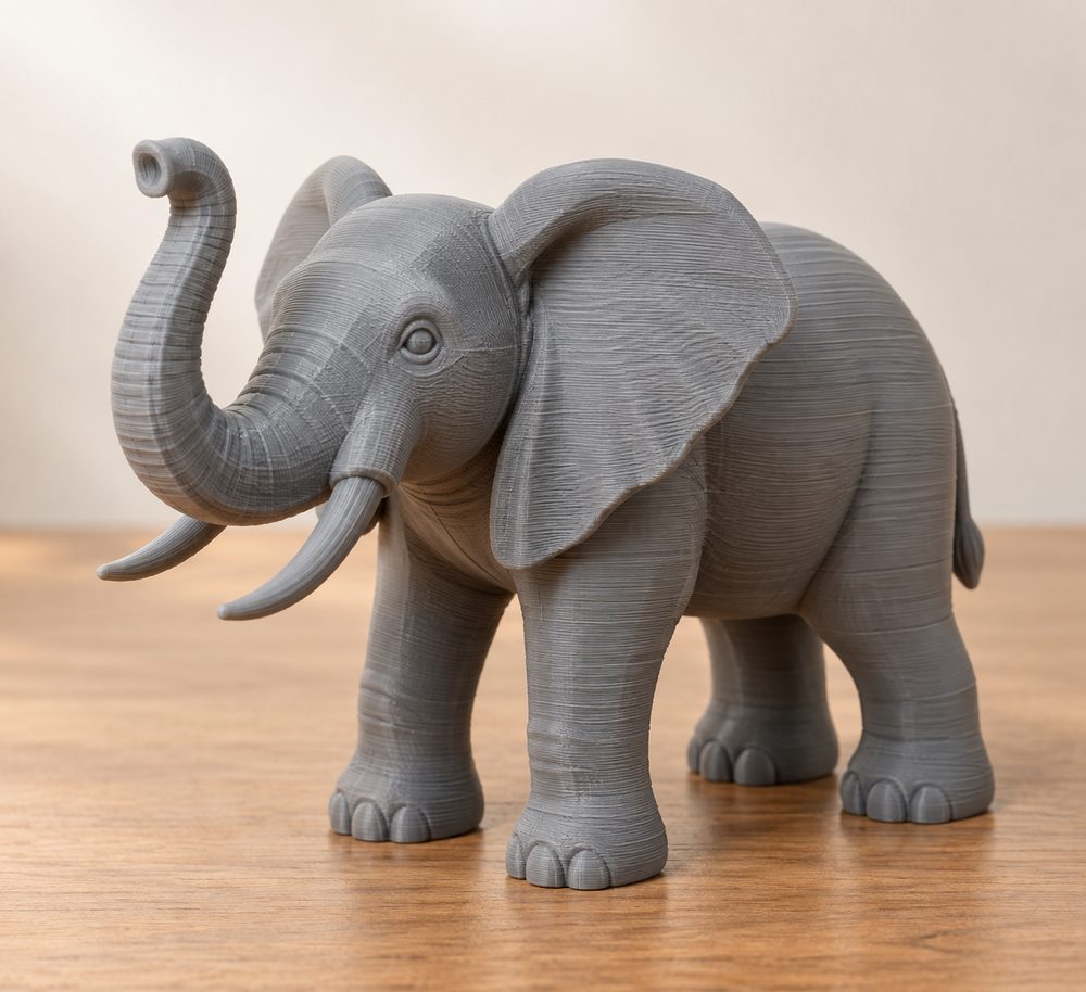 大象 3D प्रिंटिंग के लिए रचनात्मक डिजाइन प्रेरणा