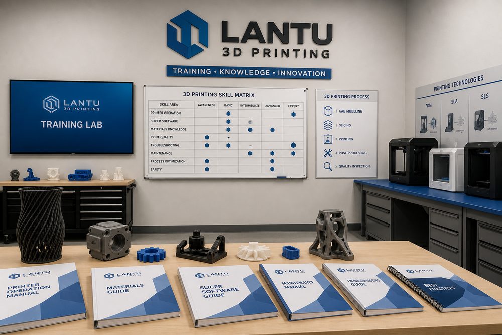 Far partire più rapidamente i nuovi arrivati: modello di competenze per la formazione del personale e la costruzione del team nella stampa 3D