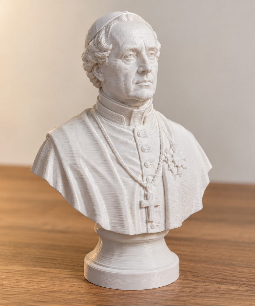 Bust Of Archbishop Johann Ladislaus Pyrker 3D प्रिंटिंग के लिए रचनात्मक डिजाइन प्रेरणा
