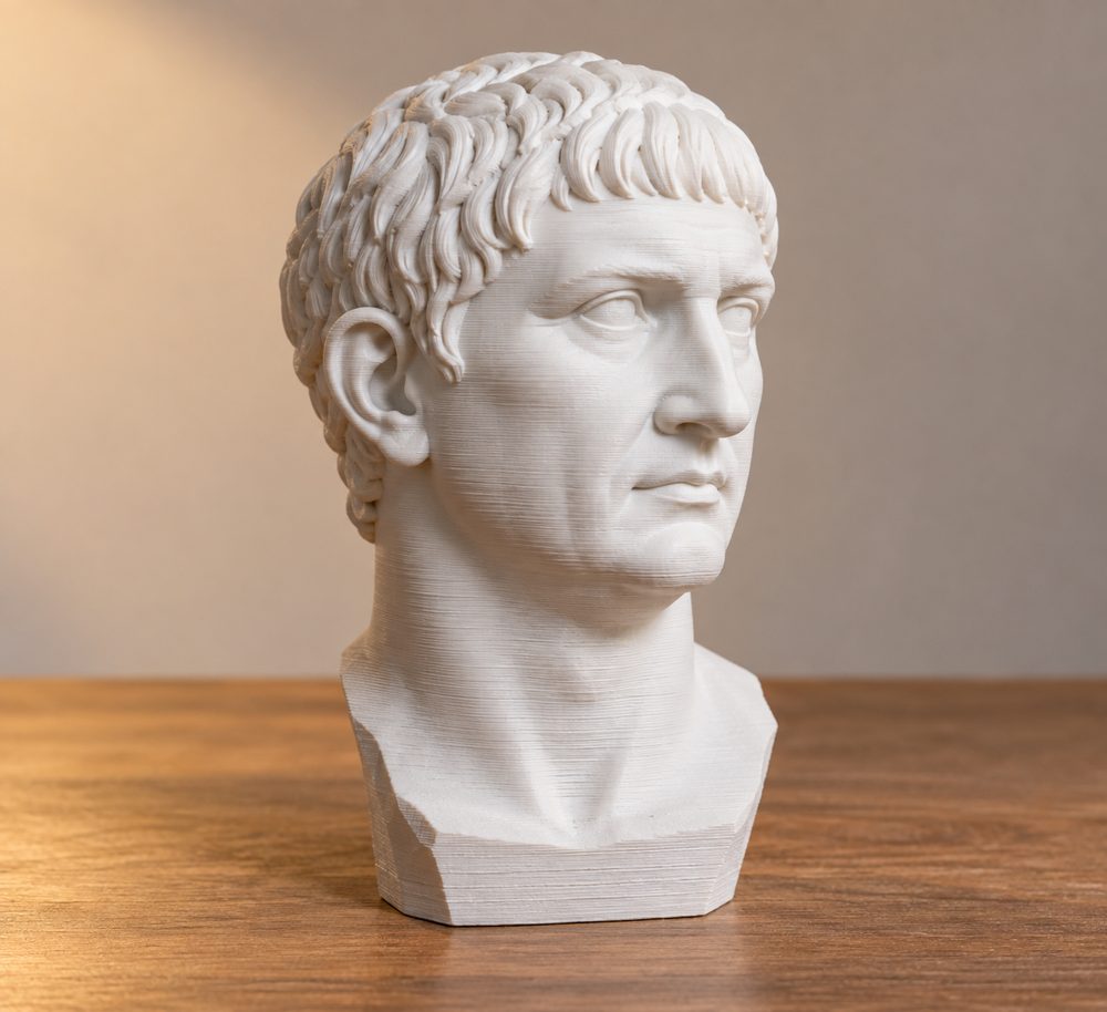 Head Of The Emperor Trajan 3D Printing Creative Design Inspiration