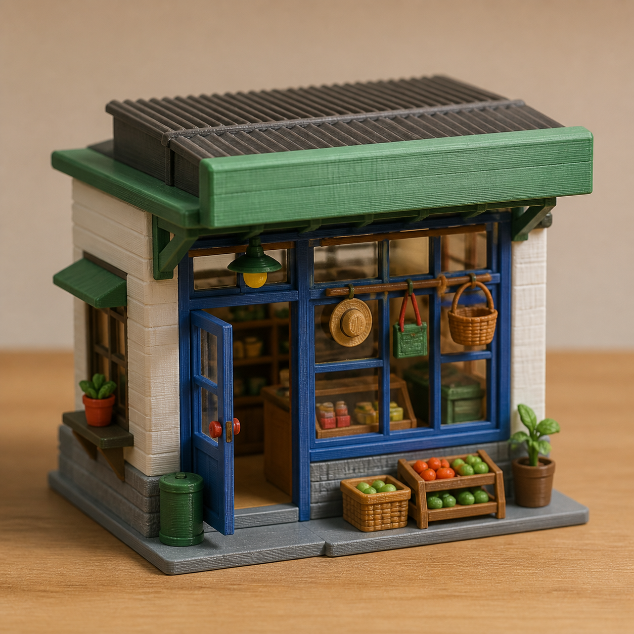 怀旧-街边小店3D打印创意设计灵感