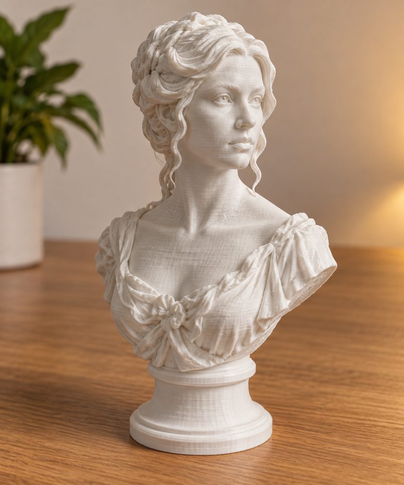 Bust Of Rosalie Schodel 3D Printing Creative Design Inspiration