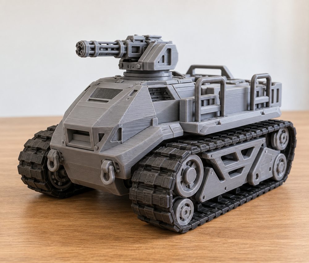 Rapid Assault Crawler 3Dプリント創作デザインのインスピレーション