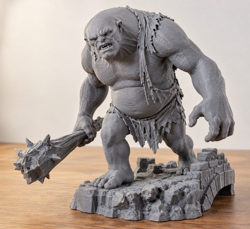 Starving Bridge Troll 3D Printing Creative Design Inspiration