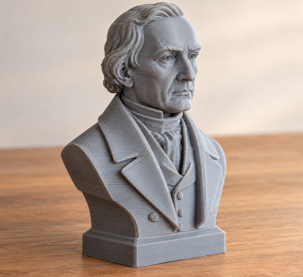 Portrait Of Simonas Daukantas Kreative Designinspiration für den 3D-Druck