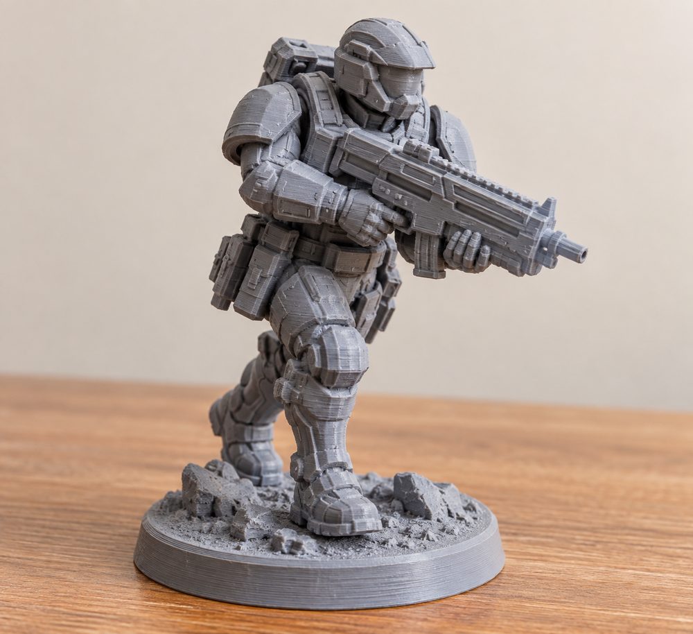 Mercy S Reach Infantry Regular Casual Advance Pose Inspiração de design criativo para impressão 3D
