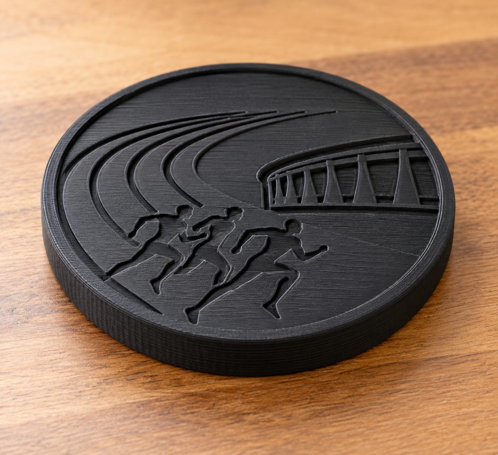 World Athletics Championship Coaster Inspiration créative pour l’impression 3D