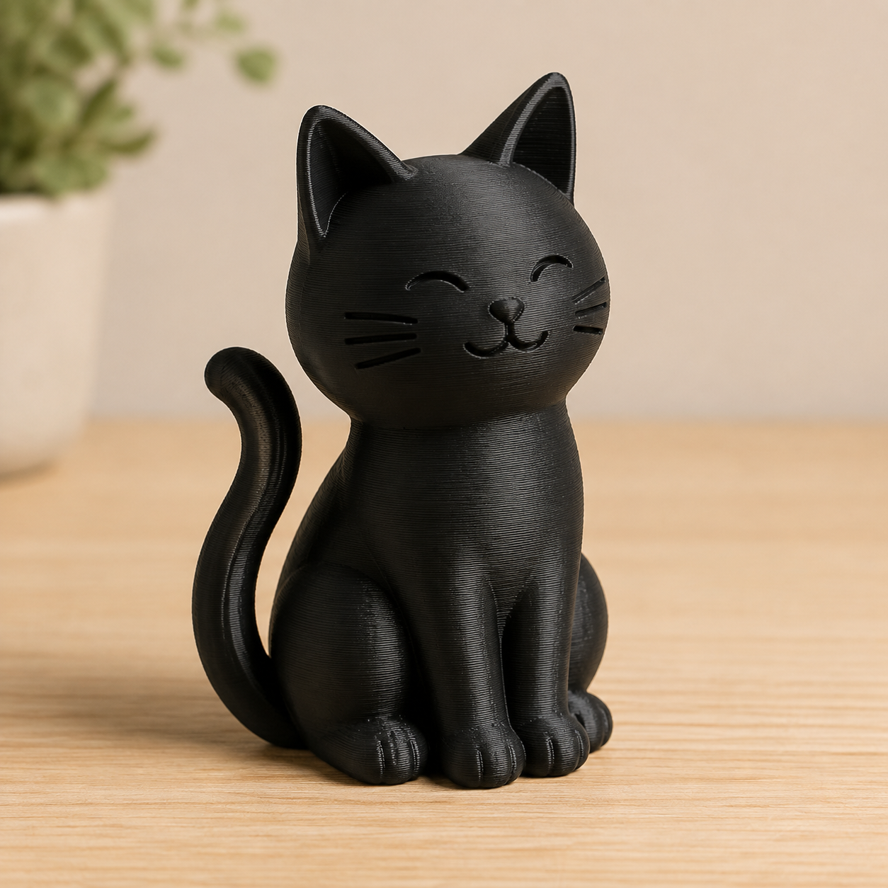 可爱熊猫宝宝(无需支撑) 3D प्रिंटिंग के लिए रचनात्मक डिजाइन प्रेरणा