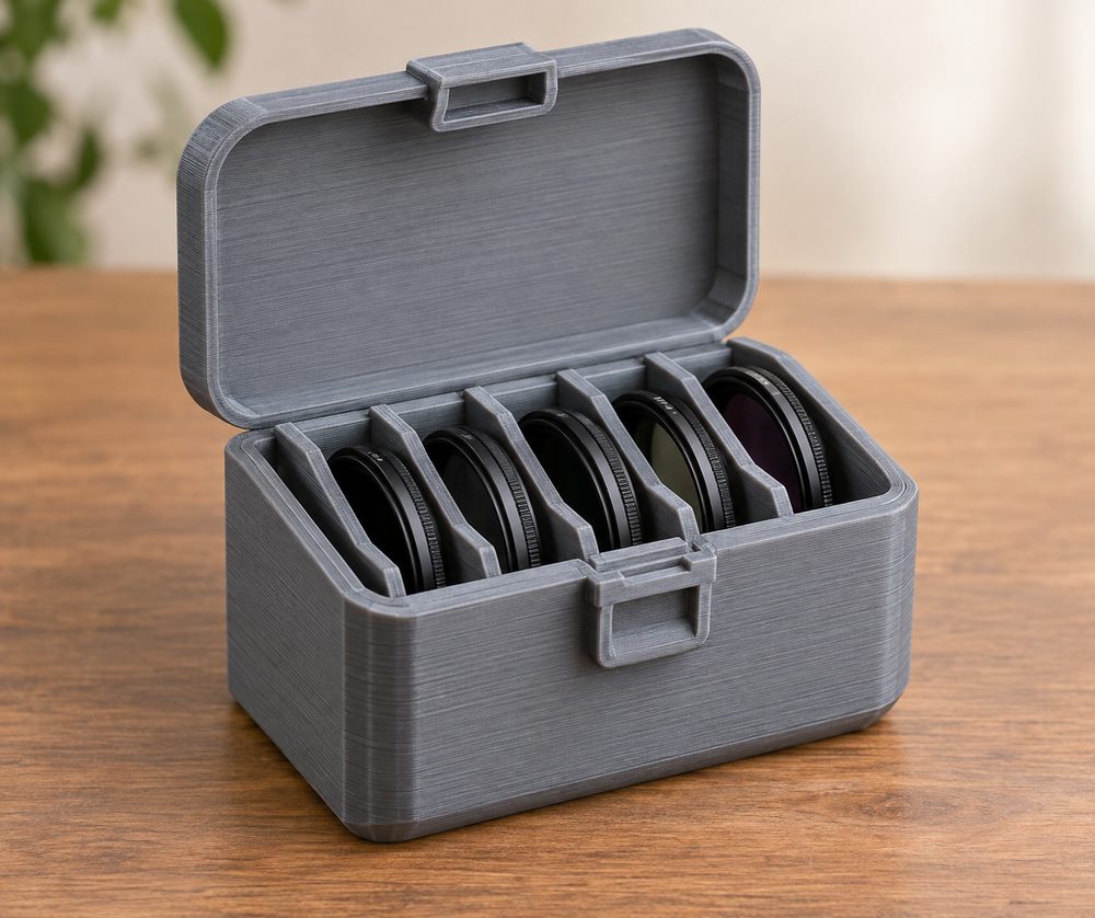 Lens Universal Filter Box 3D Printing Creative Design Inspiration