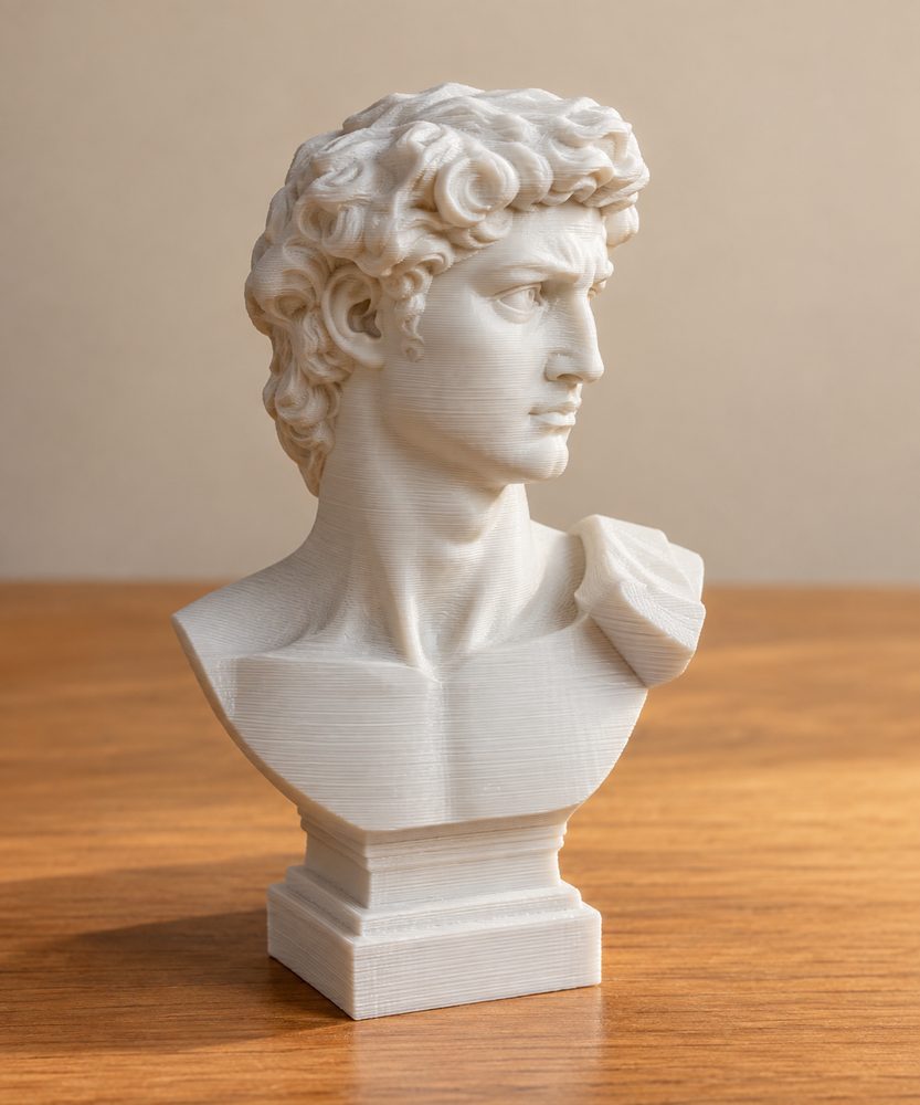 Bust Of 3Dプリント創作デザインのインスピレーション